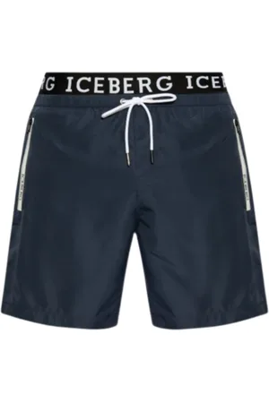 Iceberg Badetøj, Herre, Blå, L, Polyester, Elastisk Kostume