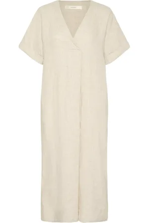 INWEAR Kjole, Dame, , XS, Haze Melange Kjole med Vide Ærmer