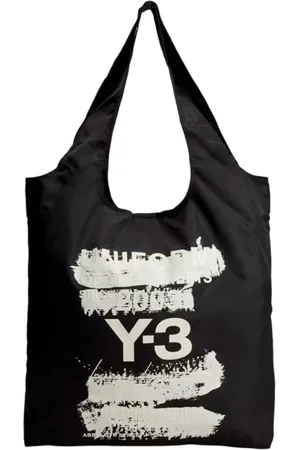Y-3 Taske, Herre, Sort, ONE SIZE, Nylon, Grafisk Nylon Shoppingtaske