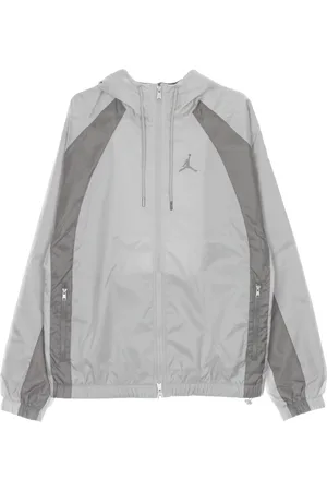 Jordan Jakke, Herre, Grå, XL, Uld, Essentials Vævet Windbreaker