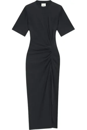 Isabel Marant Kjole, Dame, Sort, S, Bomuld, Midi Cargo Kjole