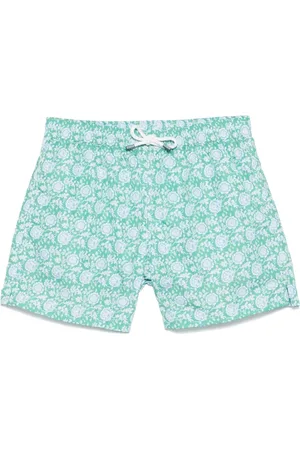 FEDELI Badetøj, Herre, Grøn, L, Polyester, Polyester Badeshorts med Elastikbånd