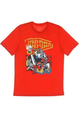 Jordan Top, Herre, Rød, L, Bomuld, DNA Gfx Crew T-Shirt