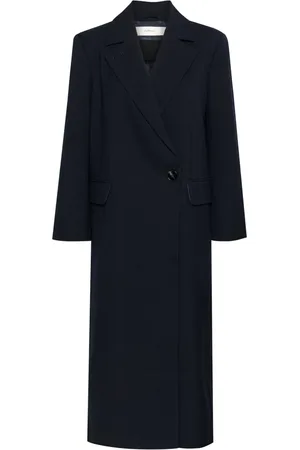 INWEAR Frakke, Dame, Blå, M, Uld, Elegant Blazer Frakke