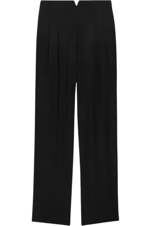 Jacquemus Bukser, Dame, Sort, S, Uld, Højtaljede uldbukser