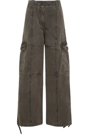 Kenzo Bukser, Dame, Brun, S, Bomuld, Wide Bukser