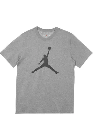 Jordan Top, Herre, Grå, XL, Bomuld, Jumpman Crew T-shirt