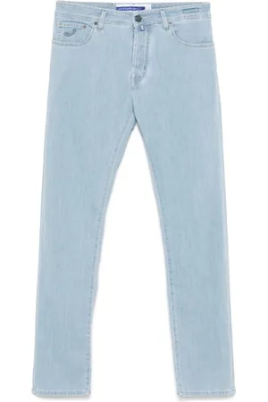 Jacob Cohen Jeans, Herre, Blå, W29, Bomuld, Bard Slim-fit Jeans