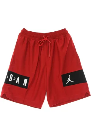 Jordan Shorts, Herre, Rød, XL, Polyester, Sporty Basketball Shorts med Side Ventilation