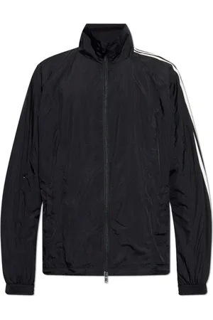 Y-3 Jakke, Herre, Sort, XL, Sort Zip Sweater med Høj Hals og Lange Ærmer