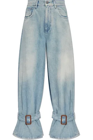 J.W.Anderson Jeans, Dame, Blå, W27, Bomuld, Wide-leg Jeans