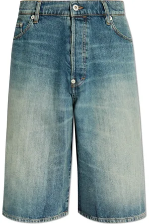 Kenzo Shorts, Herre, Blå, W33, Denim, Denimshorts med vintage-effekt