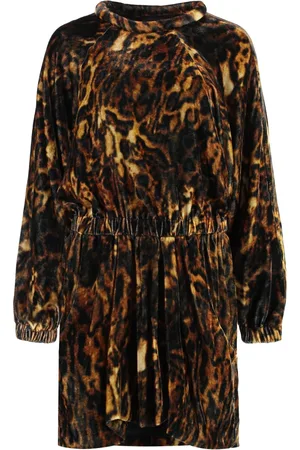 Isabel Marant Kjole, Dame, Brun, S, Velourkjole