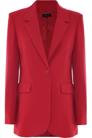 Kocca Jakke, Dame, Rød, XL, Elegant enkeltknappet jakke