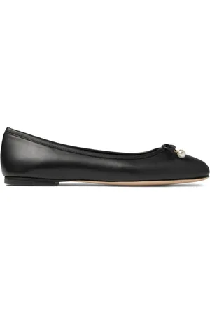 Jimmy Choo Sko, Dame, Sort, 37 EU, Læder, Elme Ballerinaer