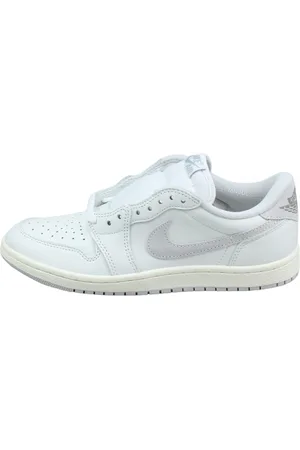Jordan Sko, Herre, Grå, 40 1/2 EU, Læder, Low-Top Sneakers