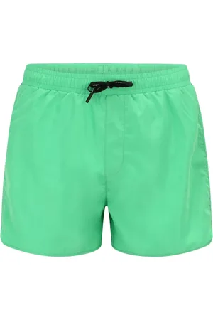 Karl Lagerfeld Badetøj, Herre, Grøn, L, Polyester, Tape Short Boardshorts