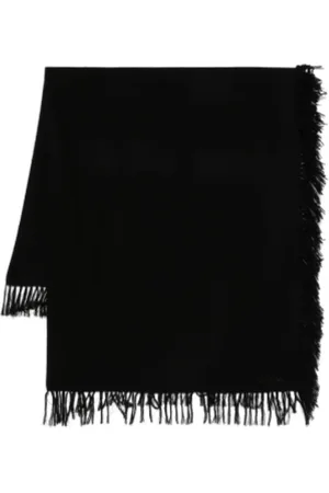 Isabel Marant Tilbehør, Dame, Sort, ONE SIZE, Uld, Zila Luxe Scarf