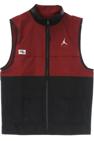 Jordan Jakke, Herre, Brun, XS, Polyester, Ærmeløs Vest med Lommer