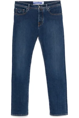 Jacob Cohen Jeans, Herre, Blå, W36, Bomuld, Blå Jeans til Mænd