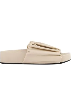 Jil Sander Sko, Dame, , 36 EU, Læder, Sandaler med flæser i læder