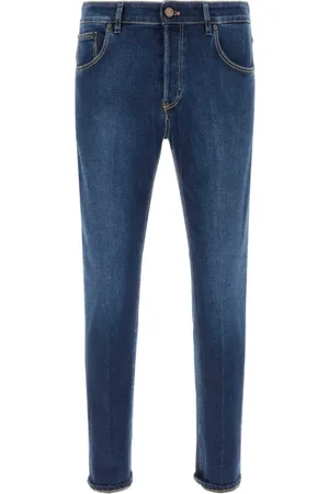 PT Torino Jeans, Herre, Blå, W35, Denim, Stræk denim jeans til mænd