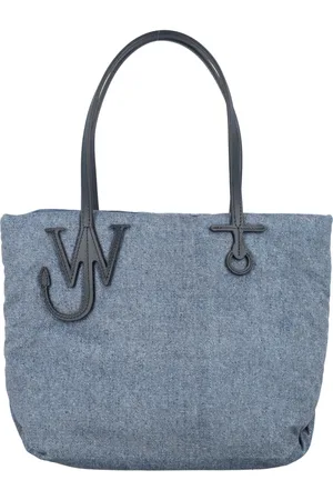 J.W.Anderson Taske, unisex, Blå, ONE SIZE, Bomuld, Puffy Anchor Small Tote Bag