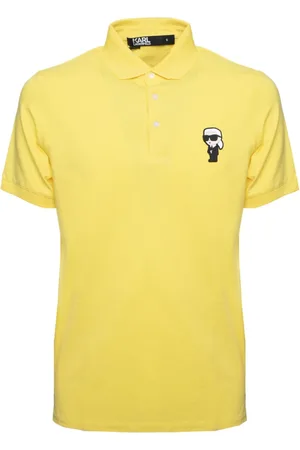 Karl Lagerfeld Top, Herre, Gul, 2XL, Bomuld, Tokidoki Polo T-shirt