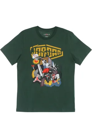 Jordan Top, Herre, Grøn, L, Bomuld, DNA Gfx Crew T-Shirt