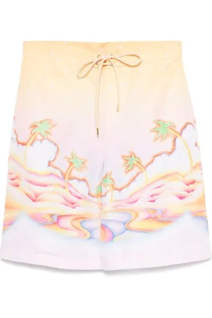 Casablanca Shorts, Herre, Flerfarvet, L, Multifarvede shorts med forbindelse foran