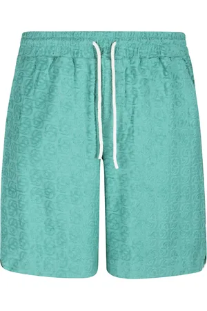 Drôle de Monsieur Shorts, Herre, Grøn, L, Uld, Monogram Short Stilfuldt Moderigtigt Tøj