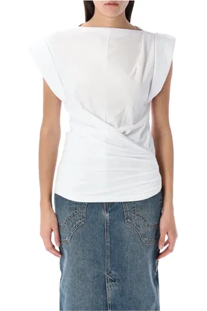 Isabel Marant Bluser & Skjorter, Dame, Hvid, M, Bomuld, Maisan T-Shirt