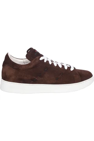 Kiton Sko, Herre, Brun, 44 EU, Læder, Suede Læder Sneakers