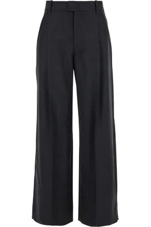 Isabel Marant Bukser, Dame, Grå, XS, Uld, Romina Wide Bukser
