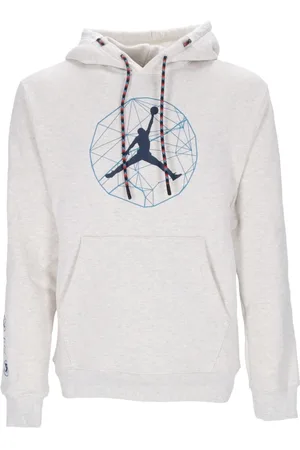 Jordan Sweathshirts & Hoodies, Herre, Grå, XL, Bomuld, Mountainside Graphic Hættetrøje med Kængurulomme