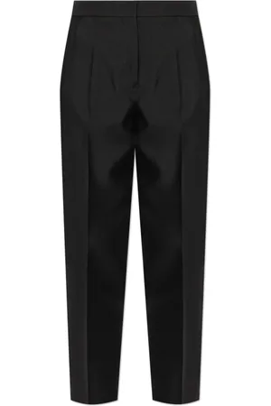 Jil Sander Bukser, Dame, Sort, S, Creased Bukser