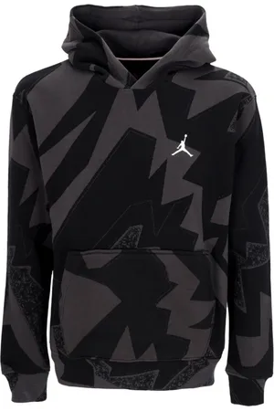 Jordan Sweathshirts & Hoodies, Herre, Sort, M, Bomuld, All Over Print Fleece Hættetrøje