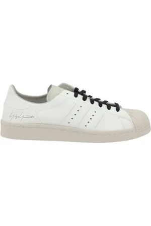 Y-3 Sko, Herre, Hvid, 40 1/2 EU, Læder, Stan Smith Læder Sneakers