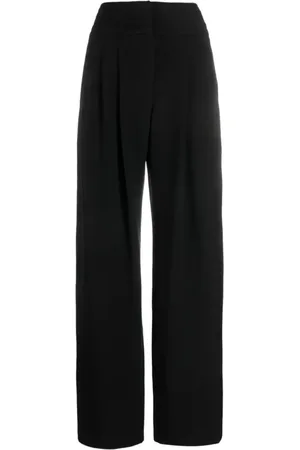 IRO Bukser, Dame, Sort, XL, Bomuld, Casual Sorte Bomuldsbukser
