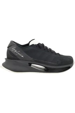 Y-3 Sko, Herre, Sort, 44 1/2 EU, Læder, Kaiwa Sneakers Moderne Stil