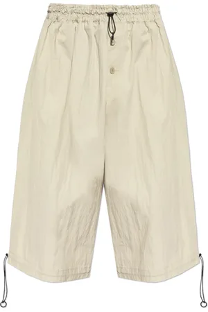Y-3 Bukser, Dame, Grå, M, Bomuld, Wide-leg Bukser