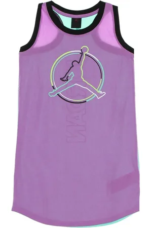 Jordan Top, Dame, Lilla, XL, Uld, Violet Shock Mesh Kjole