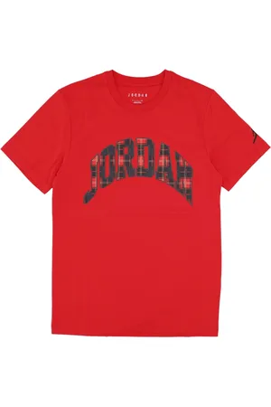 Jordan Top, Herre, Rød, XL, Bomuld, Holiday Crew-Neck T-Shirt