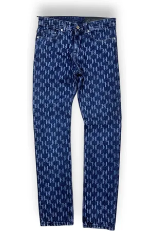 Karl Lagerfeld Jeans, Herre, Blå, W32 L32, Bomuld, Blå Bomuldsbukser med Regular Fit
