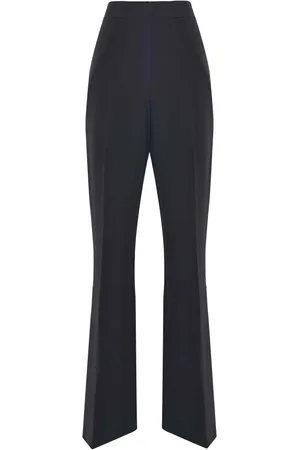 Kocca Bukser, Dame, Sort, L, Elegante højtaljede bukser med læg