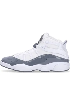 Jordan Sko, Herre, Hvid, 47 EU, Læder, High Top Sneaker