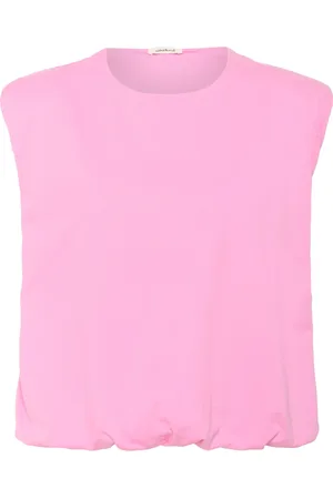 Soaked in Luxury Top, Dame, Lyserød, L, Bomuld, Rosebloom Balloon Tank Top