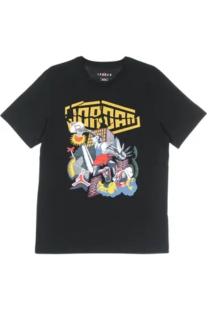 Jordan Top, Herre, Sort, XL, Bomuld, Crew Sports T-Shirt