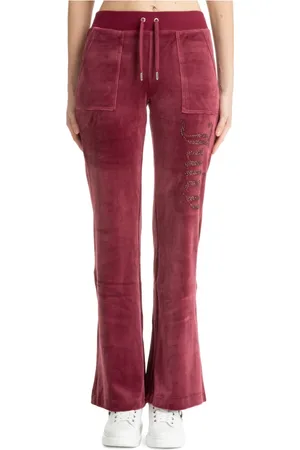Juicy Couture Bukser, Dame, Lilla, S, Polyester, Wide Bukser