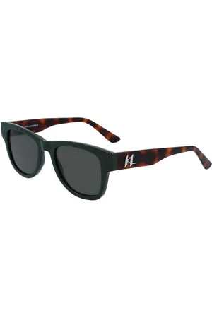 Karl Lagerfeld Tilbehør, unisex, Grøn, ONE SIZE, Uld, Injected Frame Solbriller